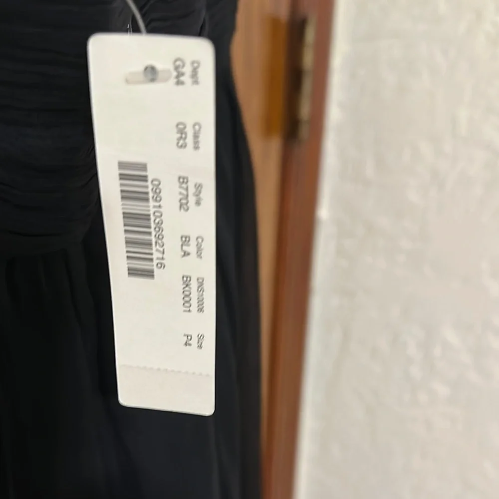 J. Crew black chiffon