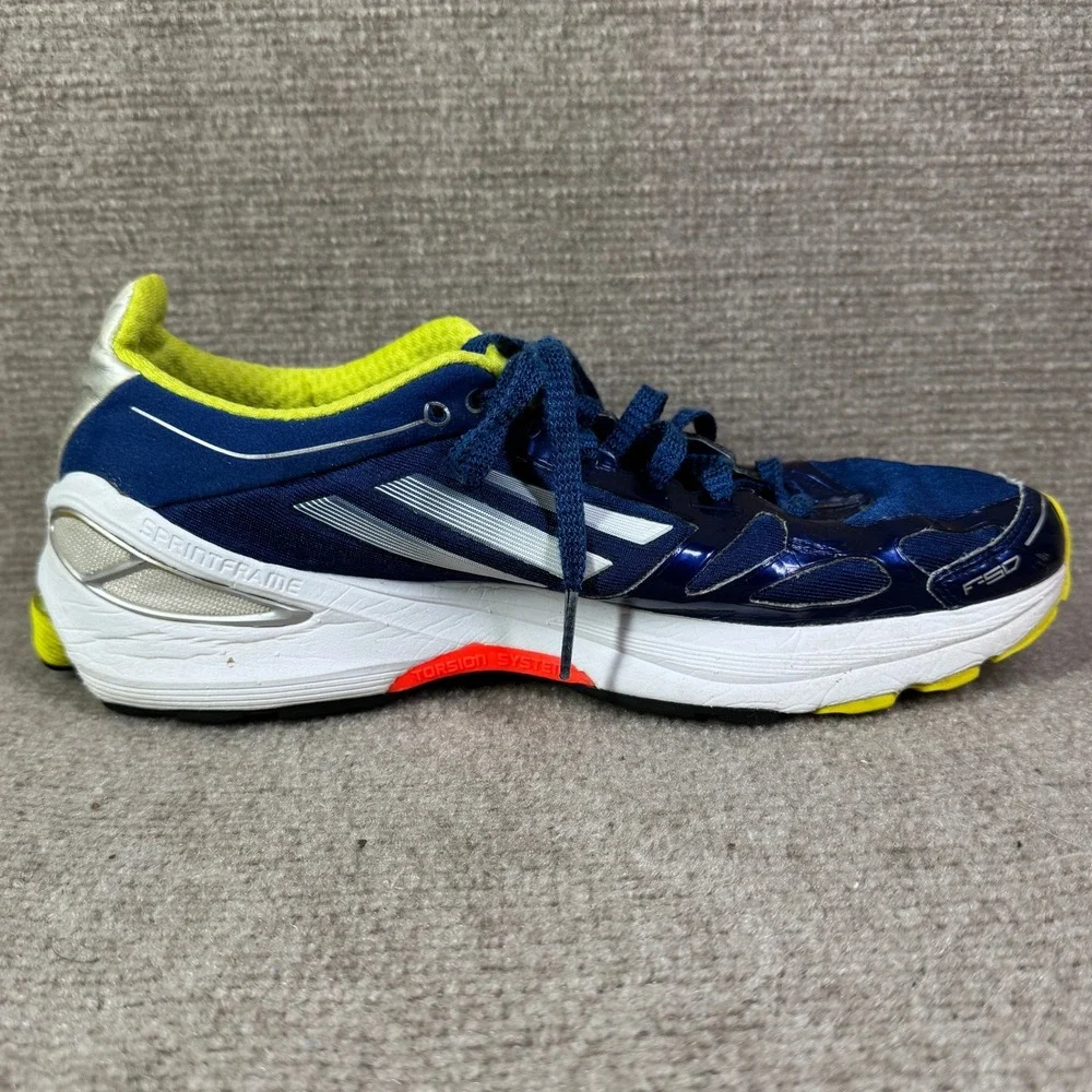 Adidas Adizero F50 Mens 9 Blue Yellow Running Shoes Sprintframe‎ G62762