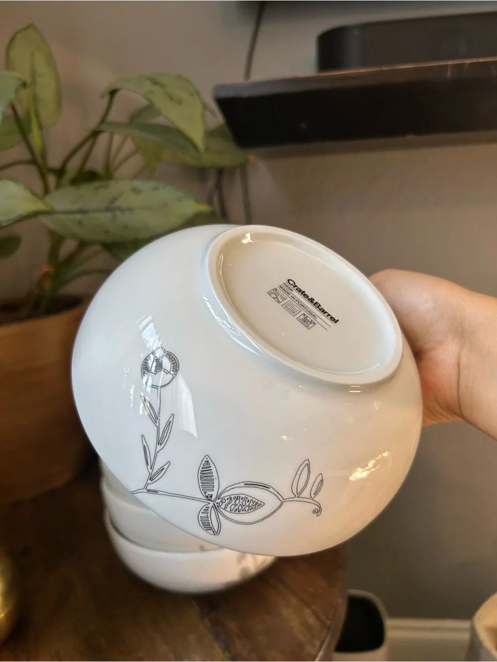 Crate&Barrel set white