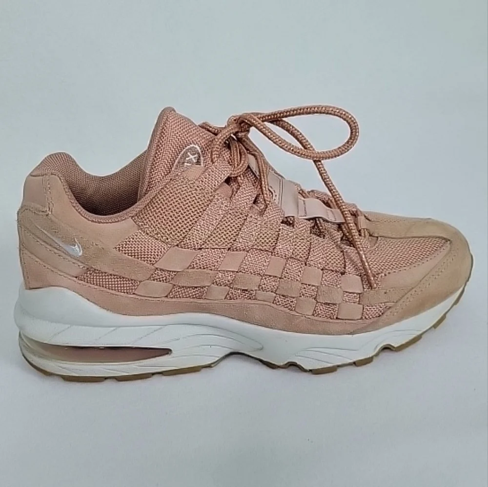 Nike Air Max 95 Woven Rose Gold Yth 5.5/Women‎ 7