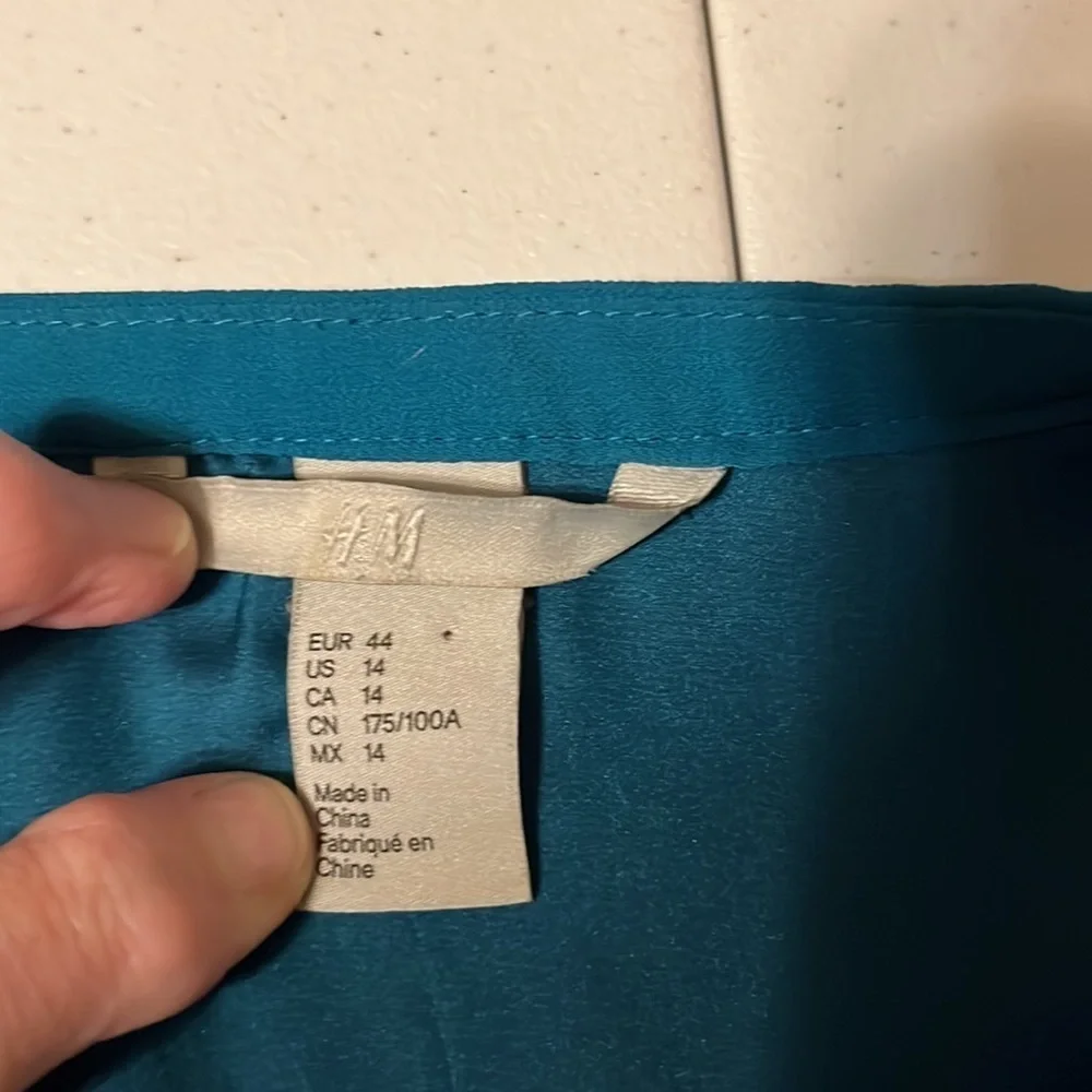 H&M hm teal