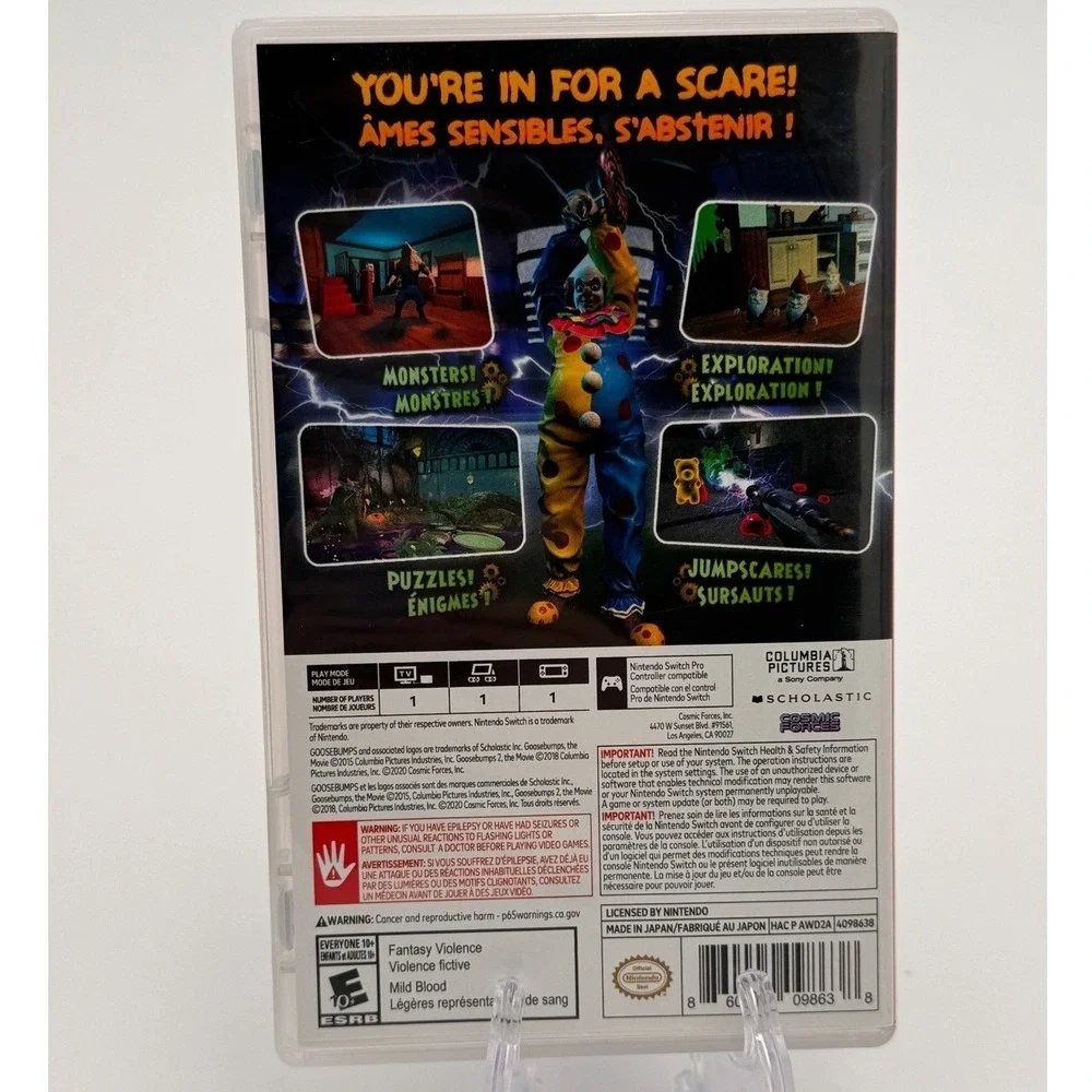 Nintendo goosebumps dead