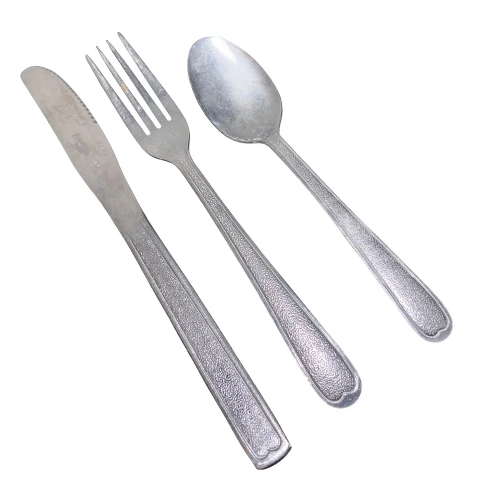 Walco | Stainless Steel | Flatware Silverware Set |‎ 3 Piece Place Setting