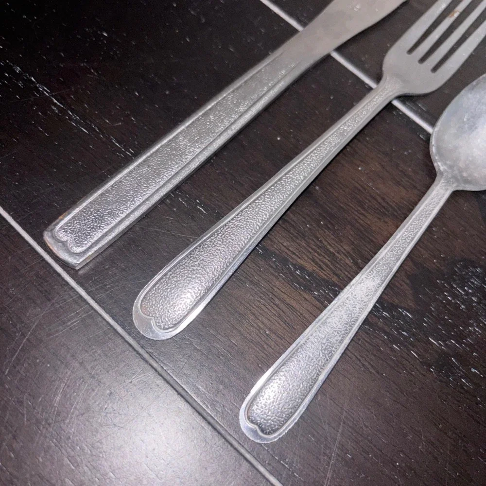 Walco | Stainless Steel | Flatware Silverware Set |‎ 3 Piece Place Setting