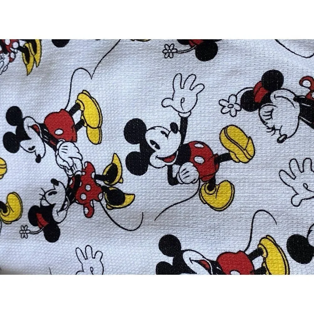 2 Pack Disney Mickey Minnie Mouse Classic Kitchen Towels 16 X 26”‎ NEW