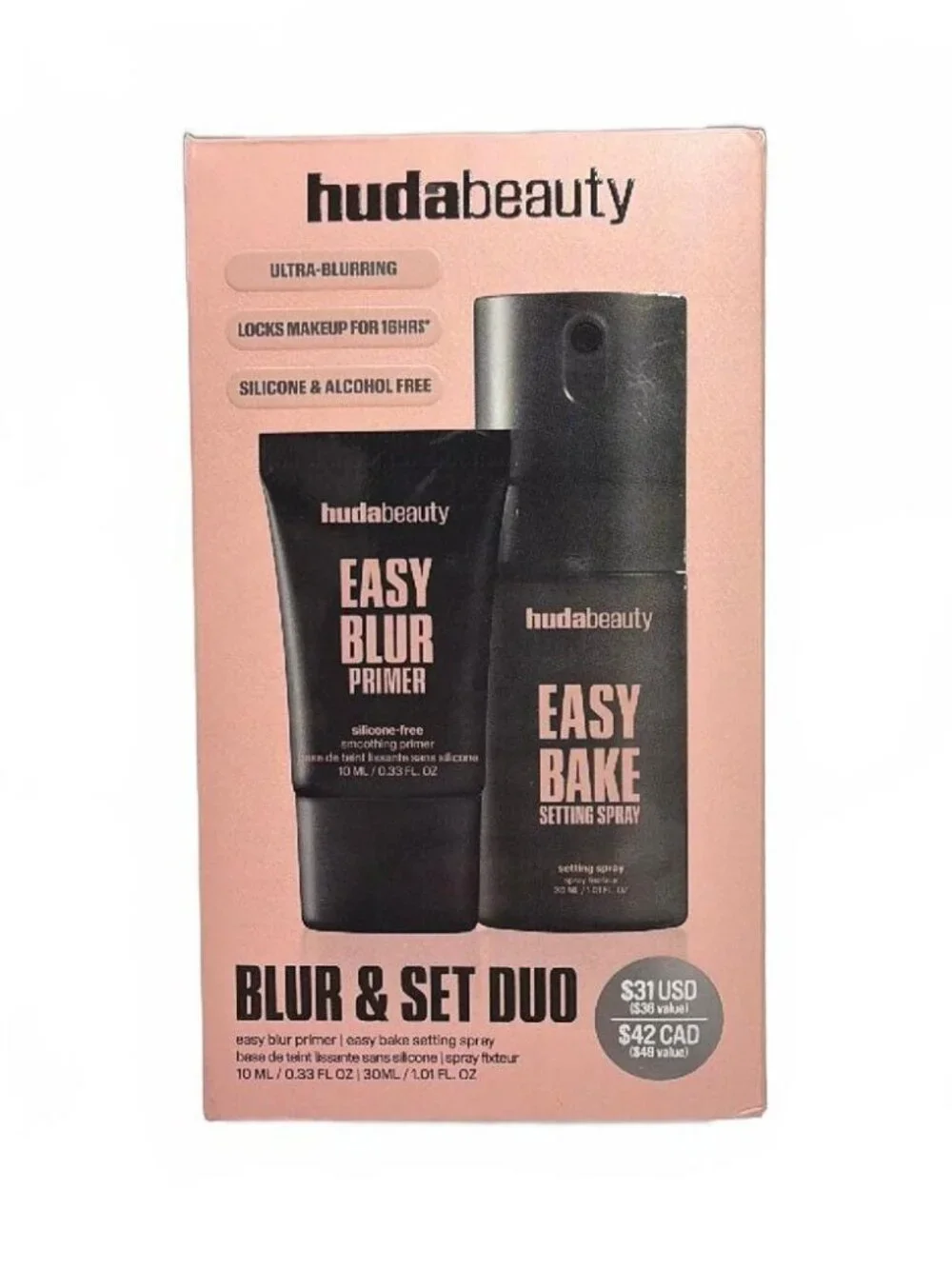 Huda Beauty Easy Blur & Easy Bake Duo - Travel size