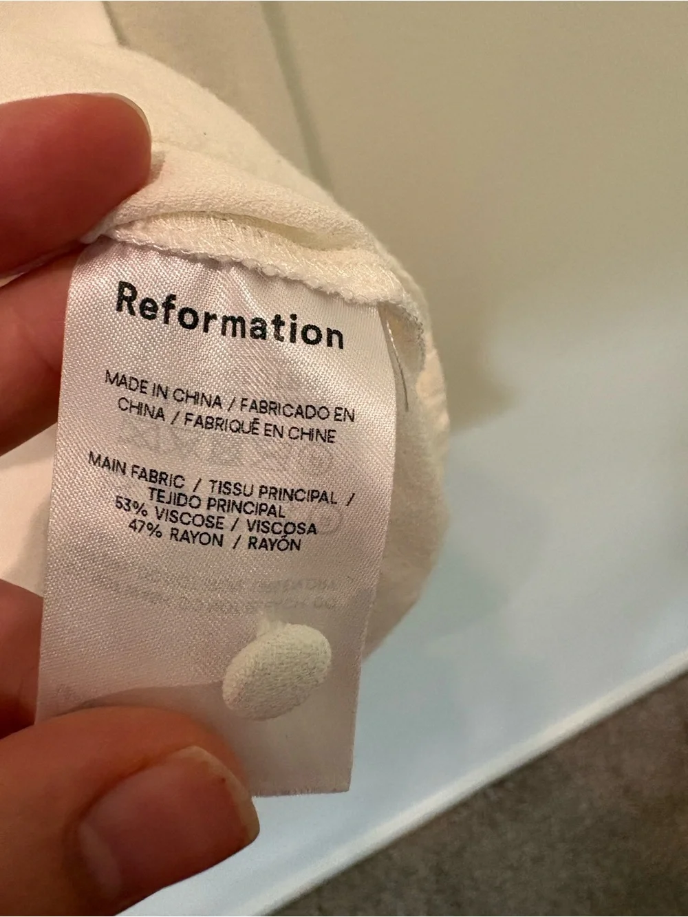 Reformation soft ivory