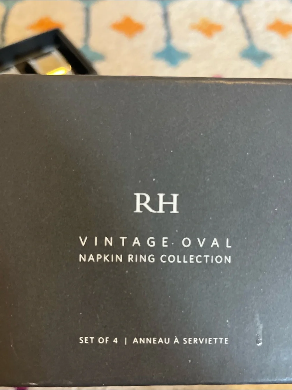 Restoration Hardware set napkin