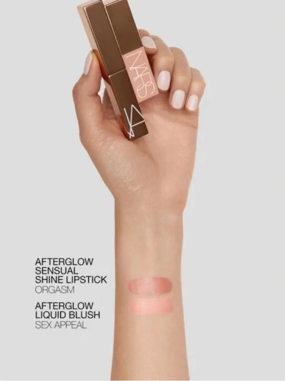 NARS AFTERGLOW LIPSTICK AND MINI BLUSH DUO
