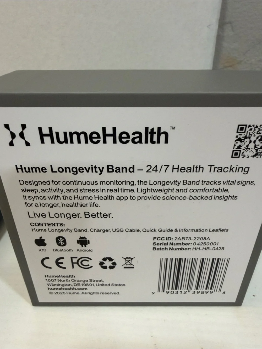 Hume band screenless