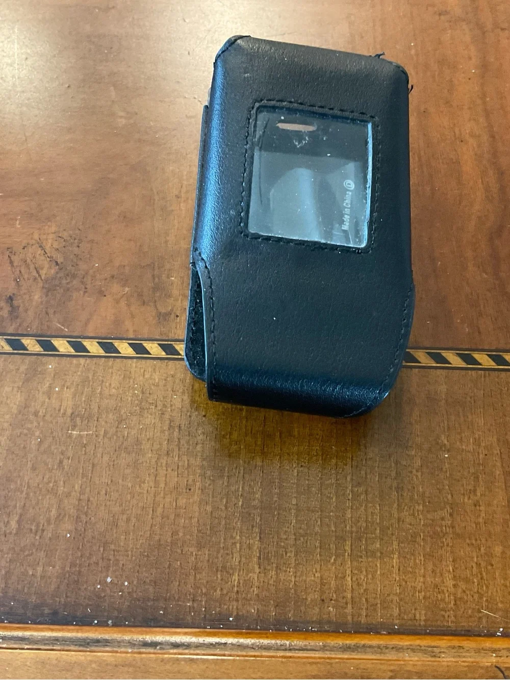 Flip phone case durable black