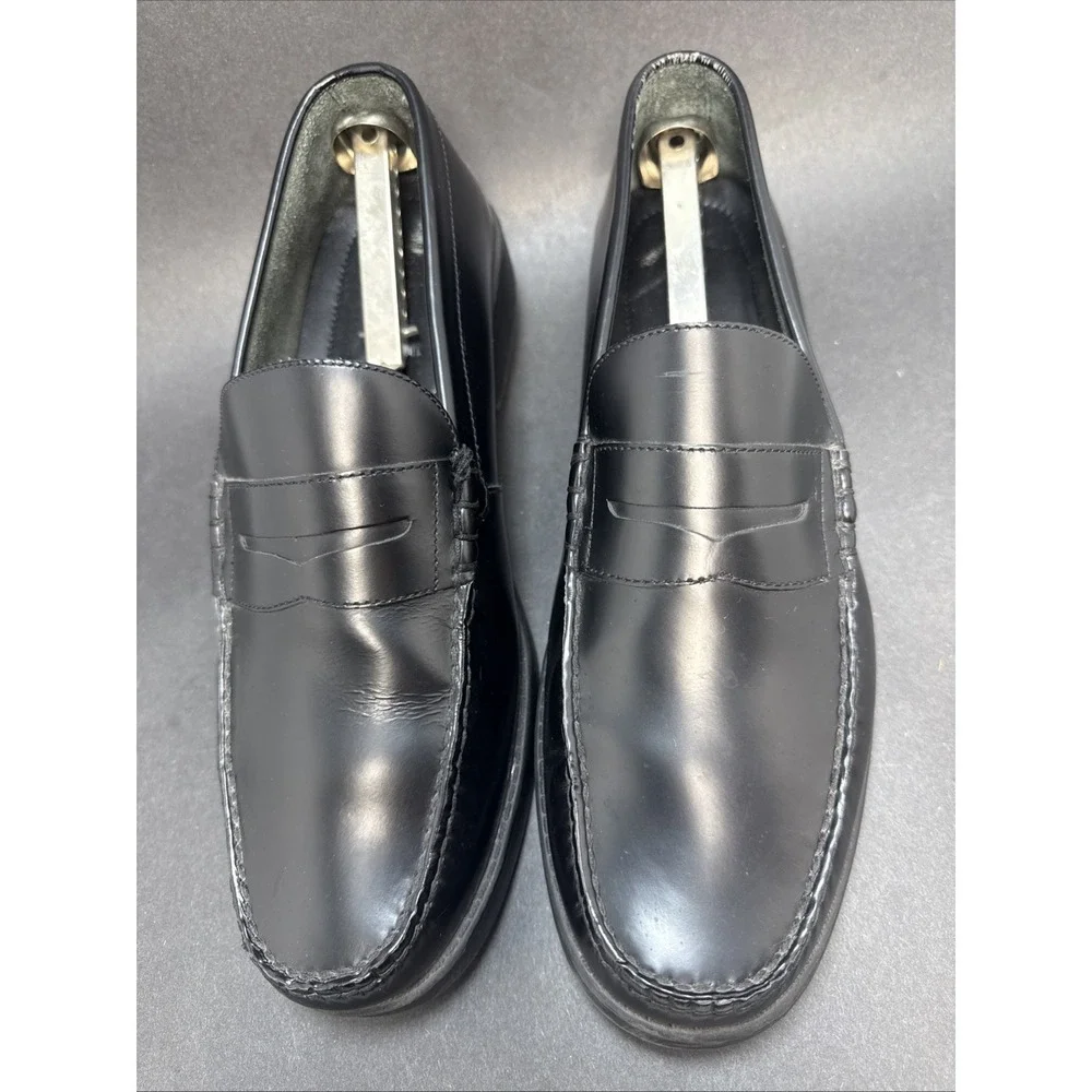 Brassboot black leather