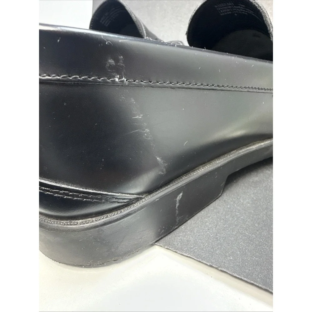 Brassboot black leather
