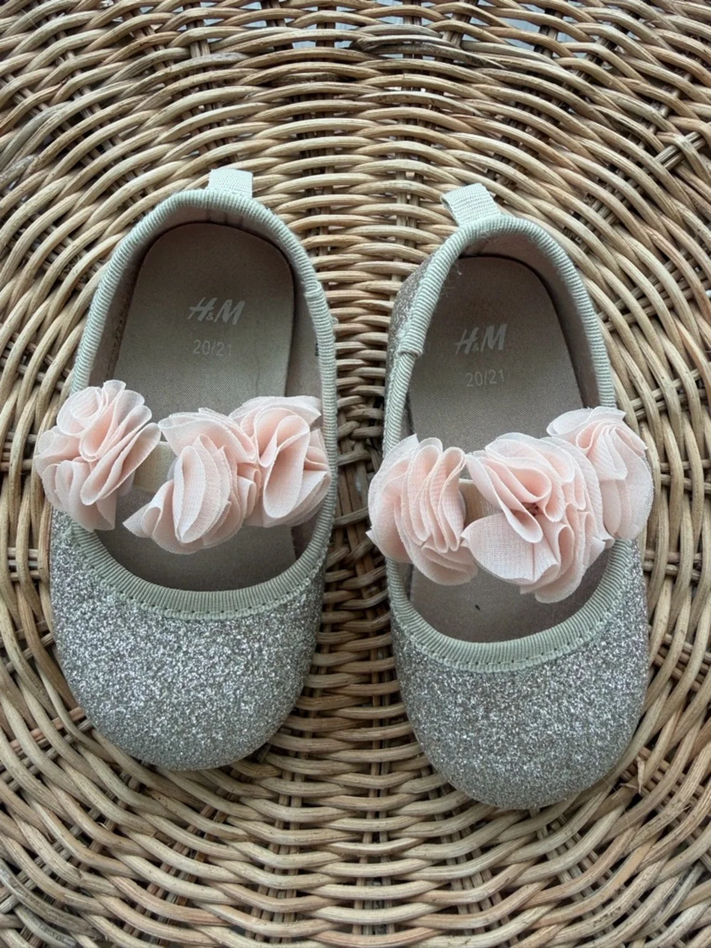 H&M silver glitter