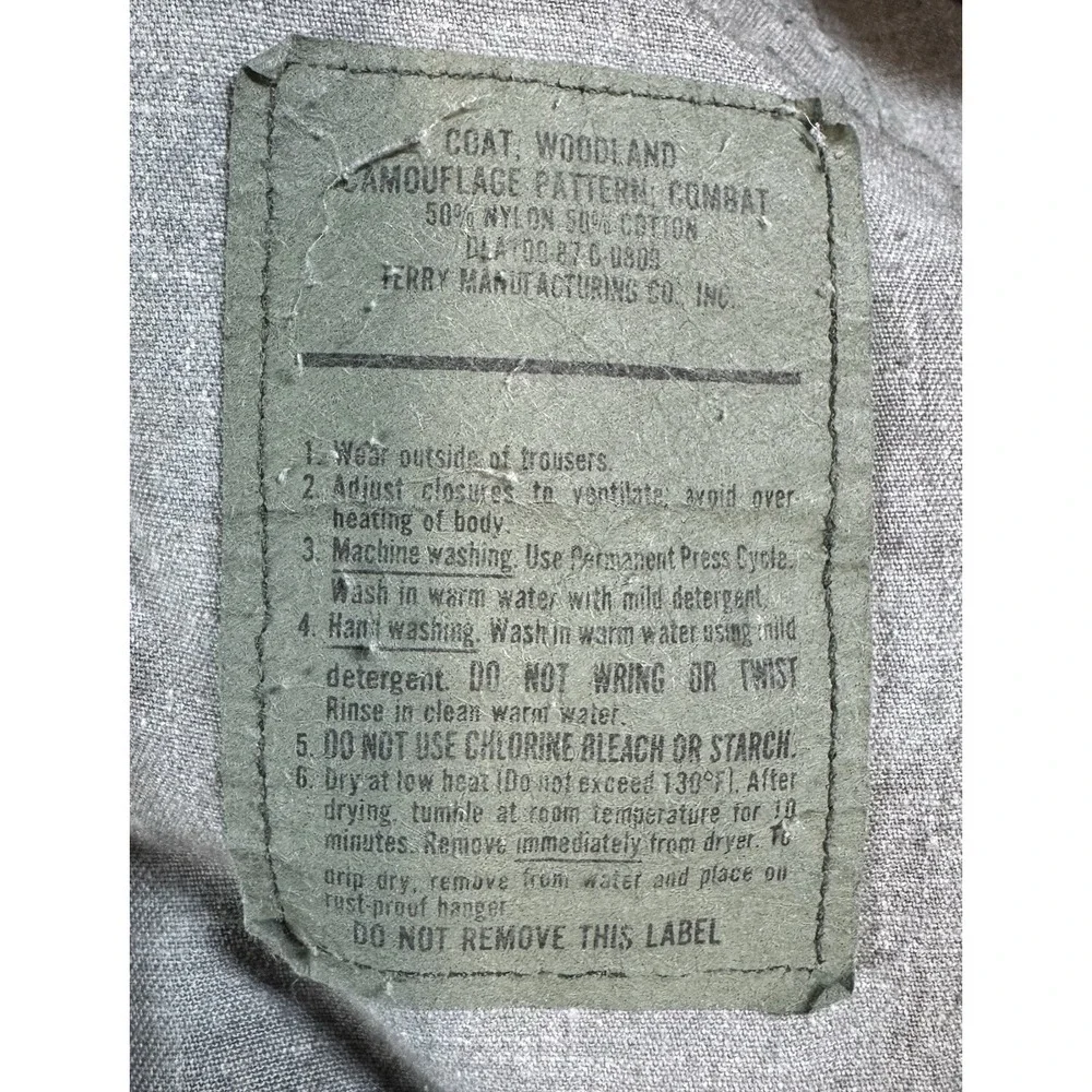 U.S. Army measurements are