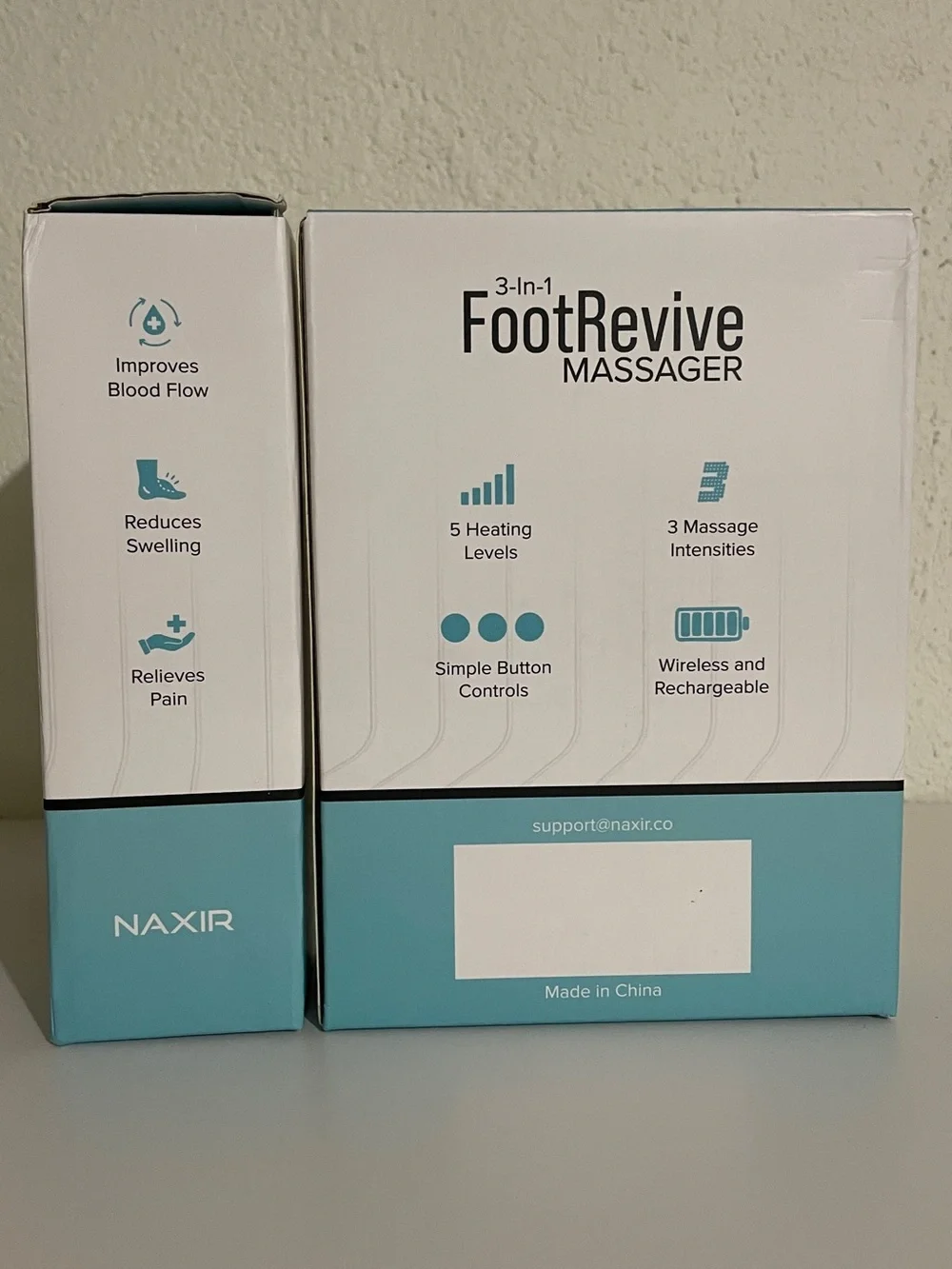 Naxir FootRevive 3-in-1 Foot Massager - Pair