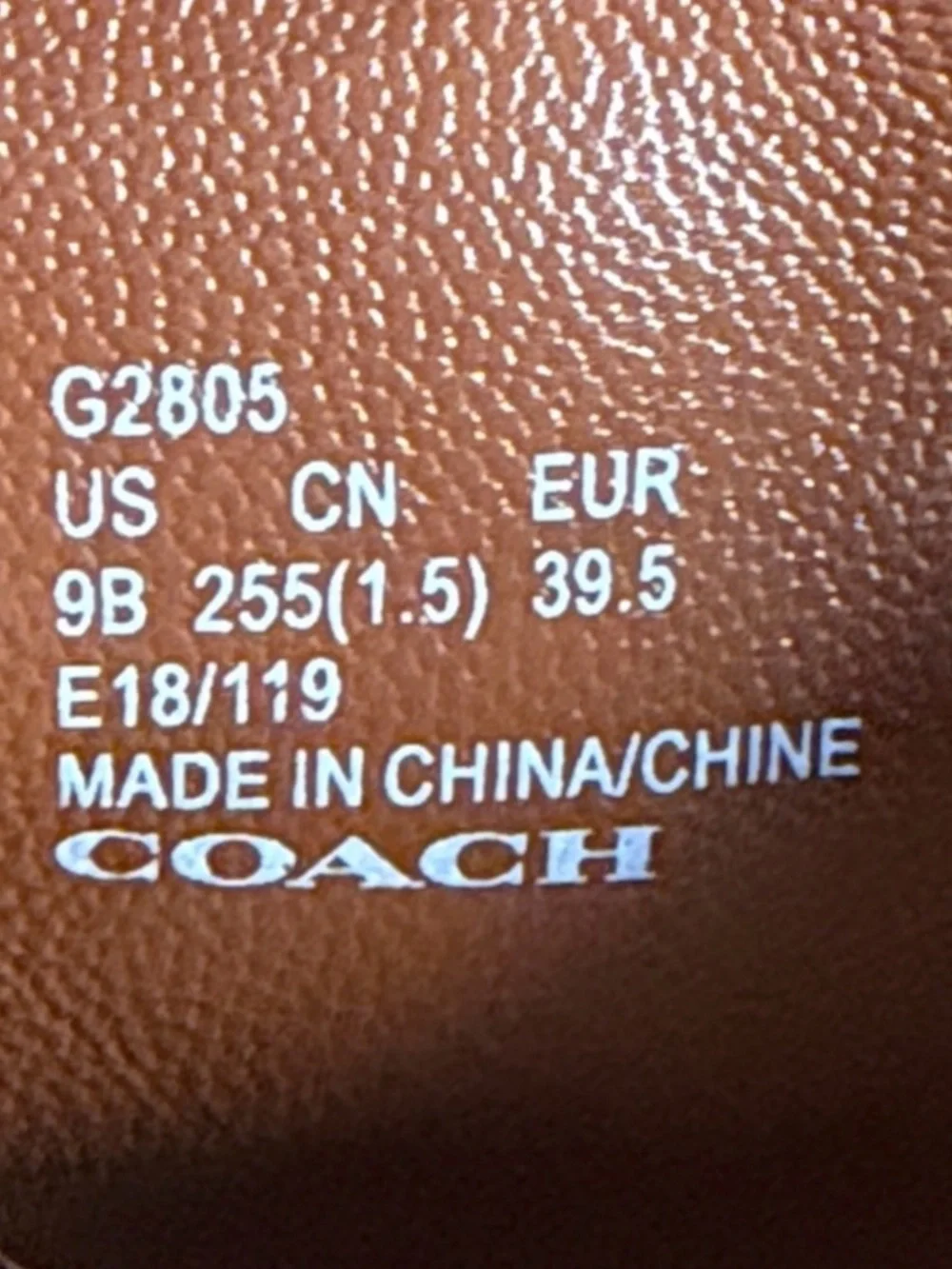 Coach crafted plush