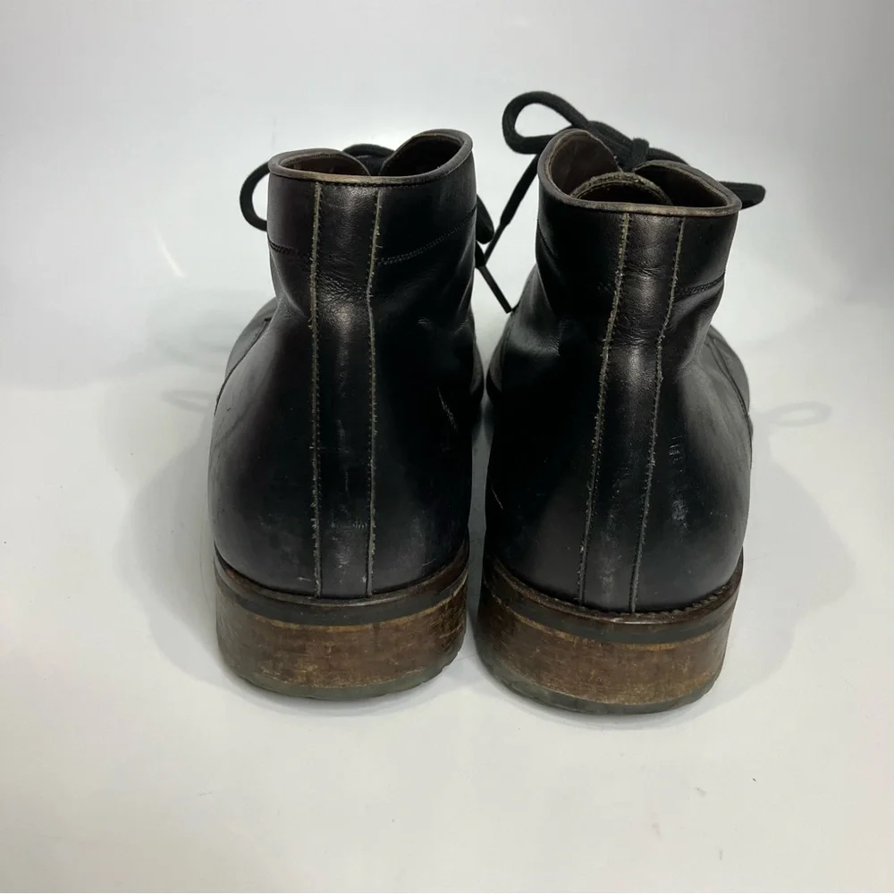 Magnanni black leather