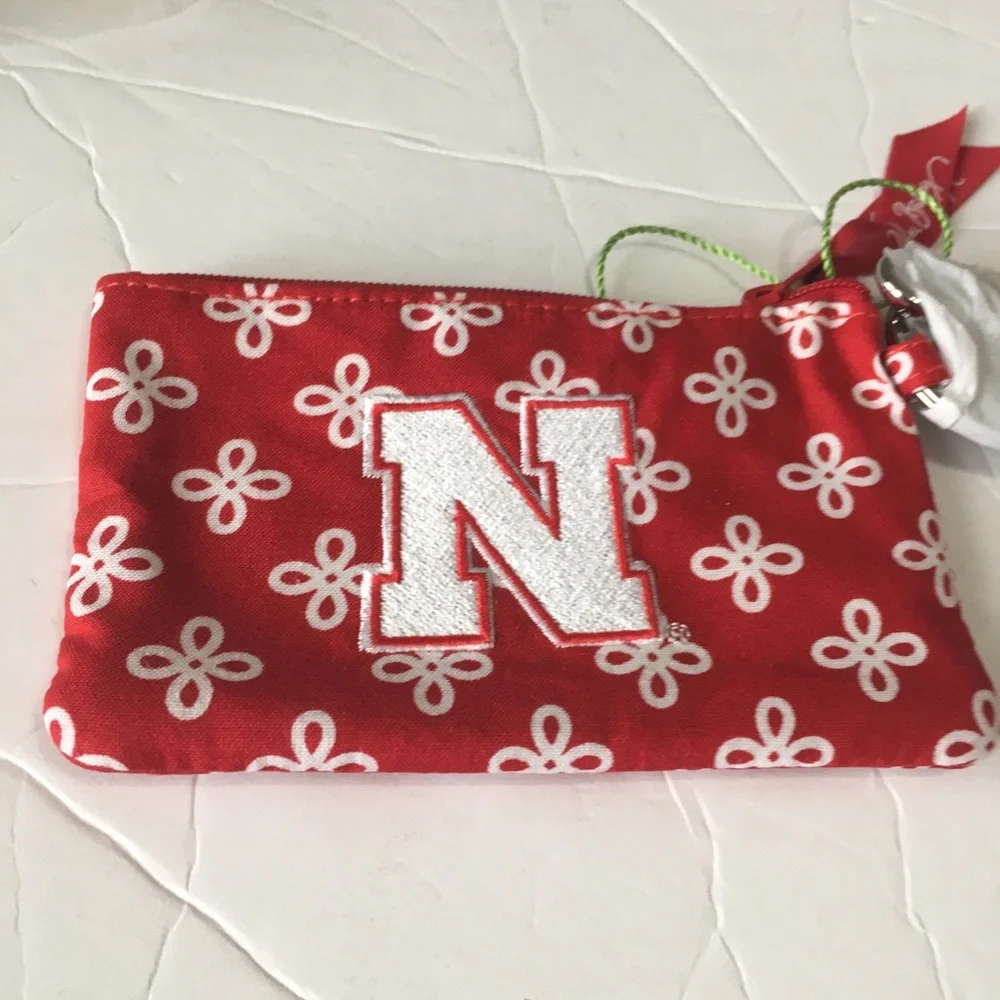 Vera Bradley red pouch