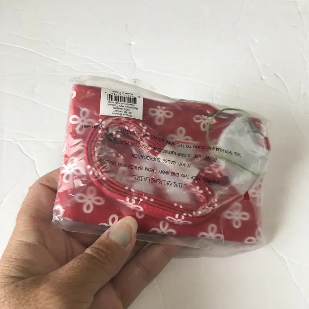 Vera Bradley red pouch