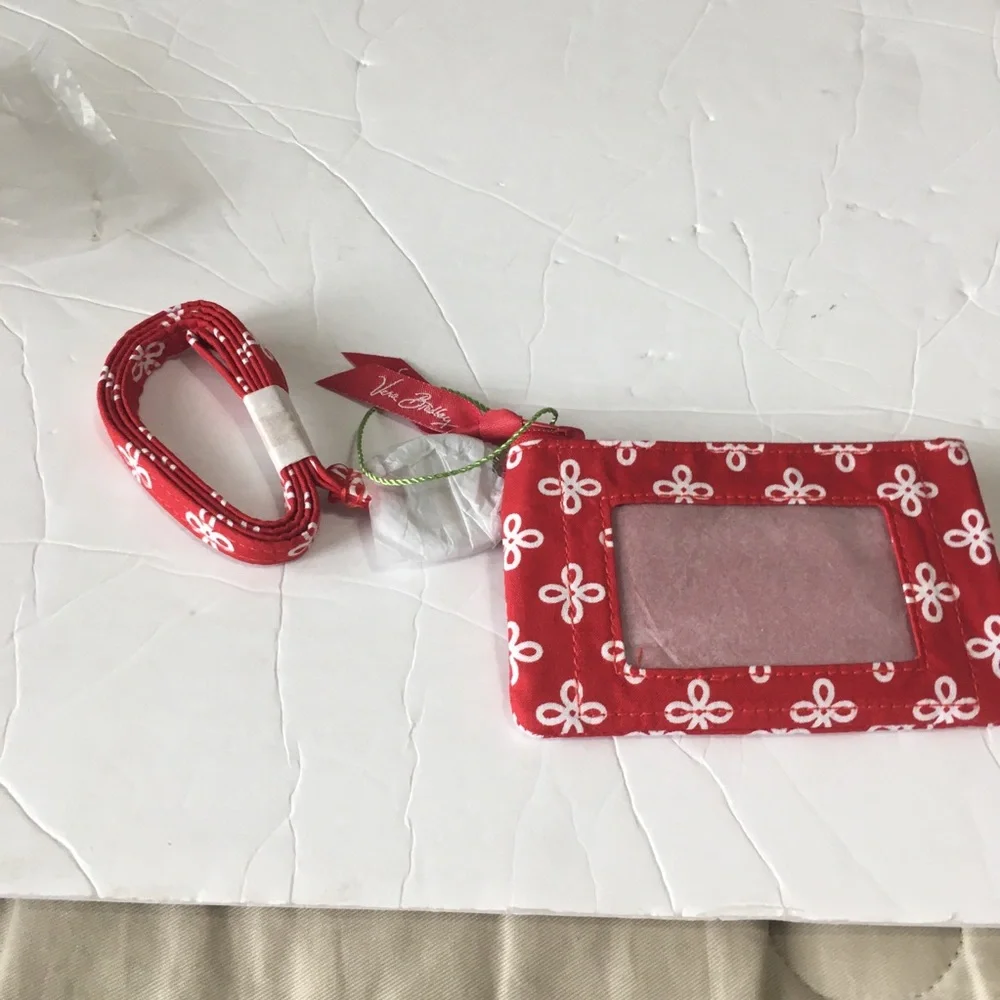 Vera Bradley red pouch