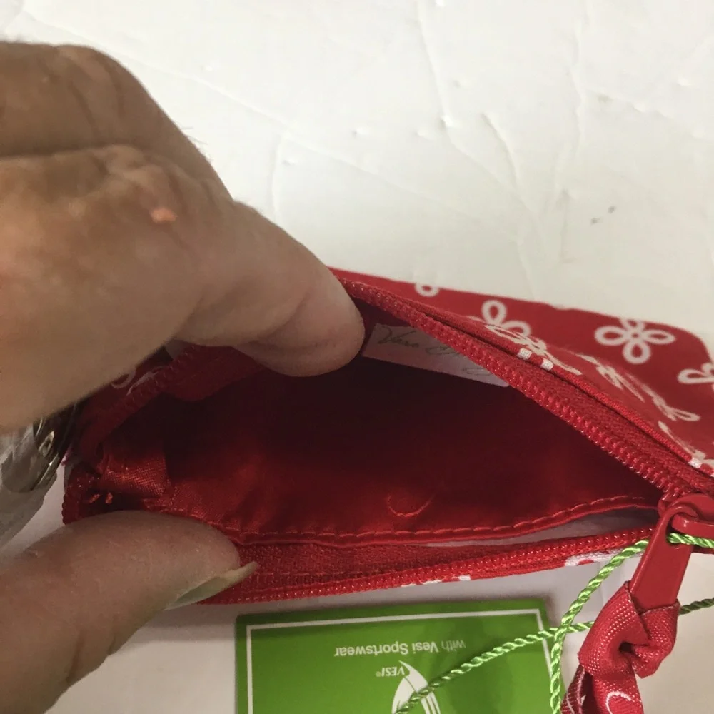 Vera Bradley red pouch