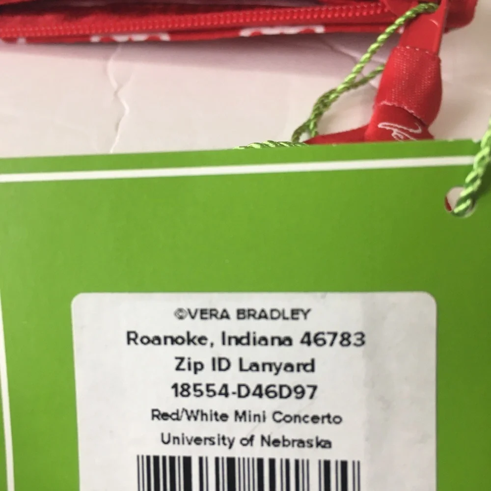 Vera Bradley red pouch