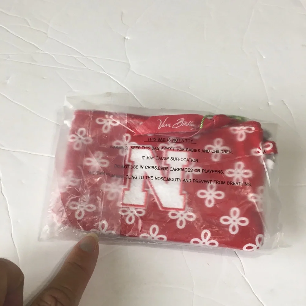 Vera Bradley red pouch
