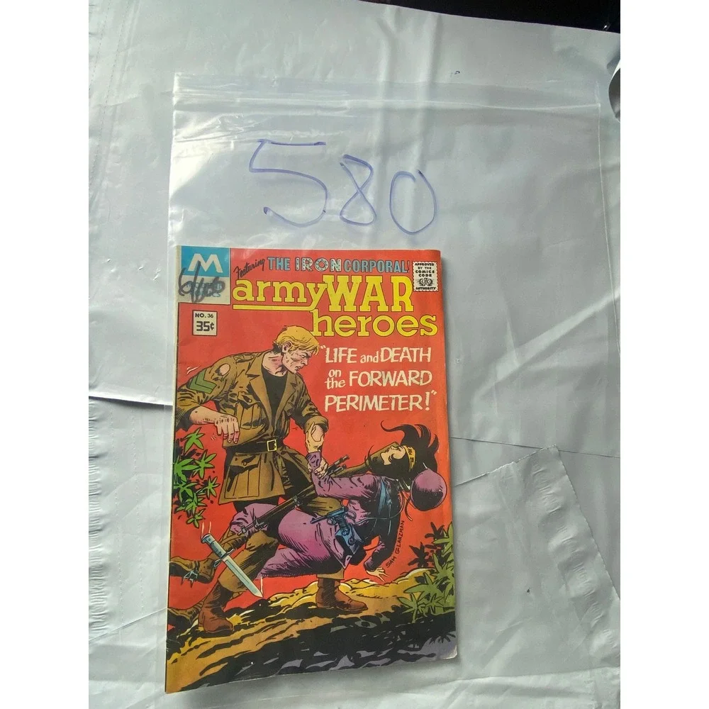 Army War Heroes Comic Book Issue 36 Featuring The Iron‎ Corporal