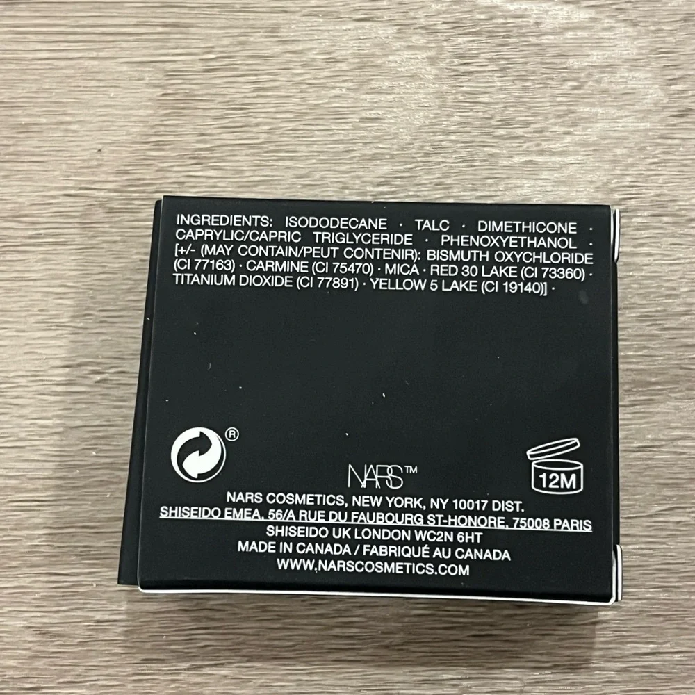 NARS was blush