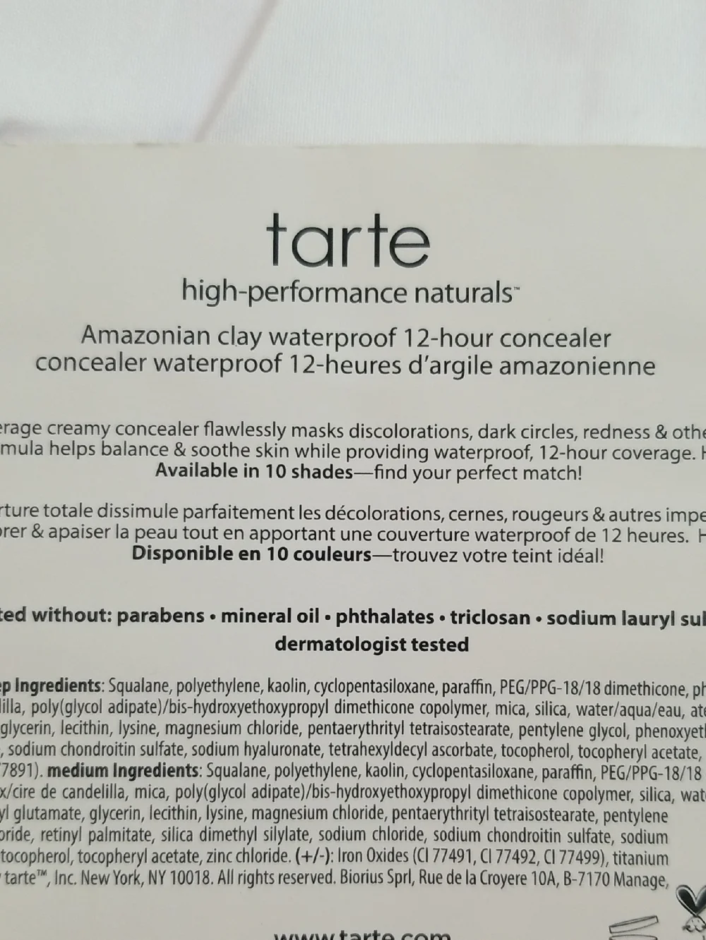 tarte place any