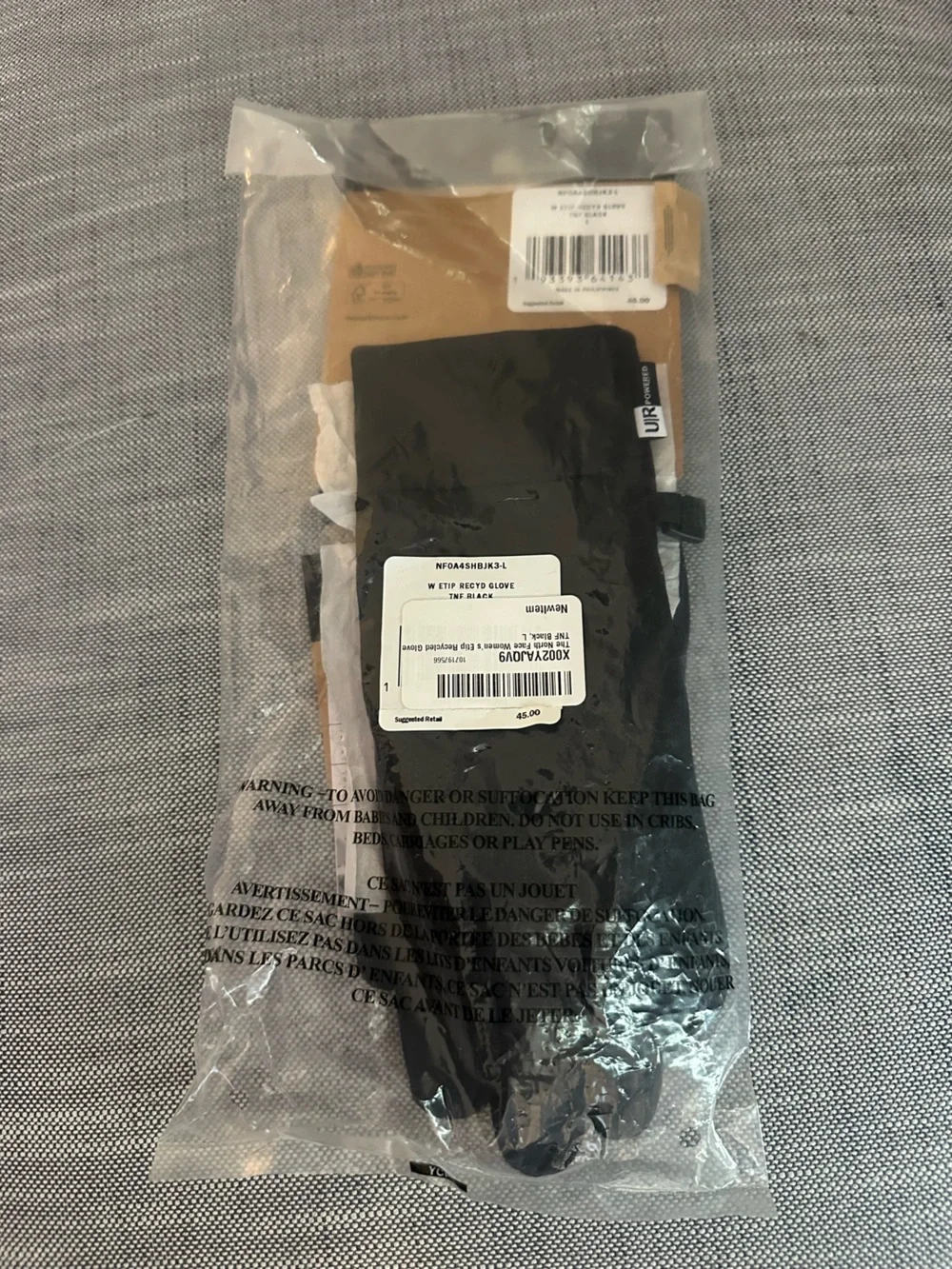 The North Face Women’s Etip Recycled Black Gloves