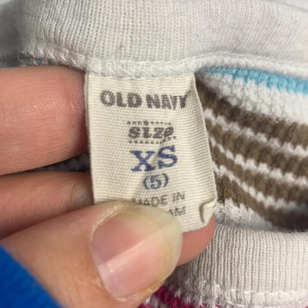 Old Navy kids sizing