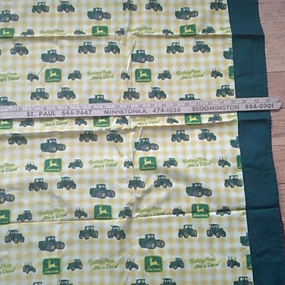 🚜 John Deere Window Curtain Drape Panel 23