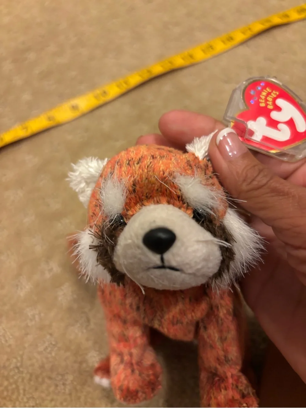 LOT 5 Ty Beanie Babies - Multicolor Plush Animals