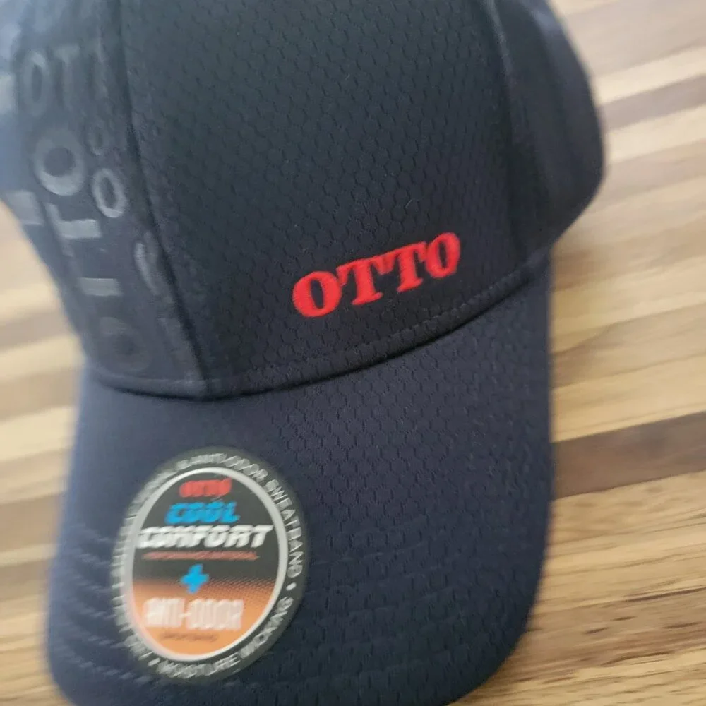 OTTO 19-1114 Snapback Trucker Cap in Navy Blue