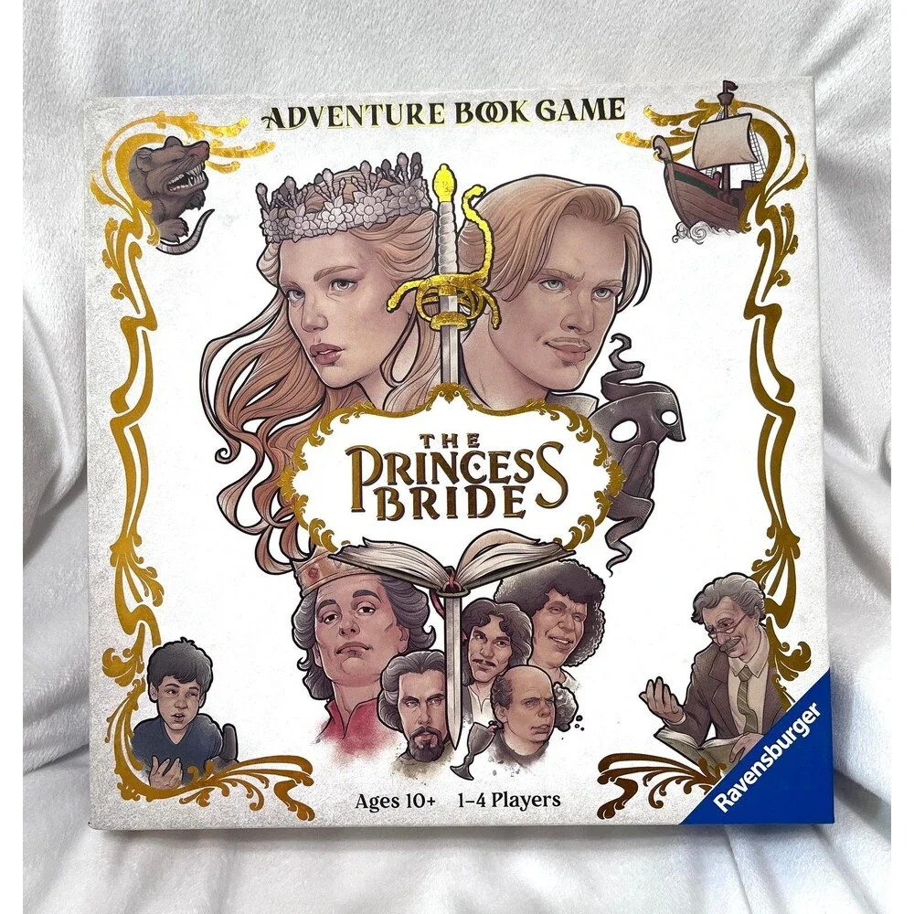 Vintage Movie Nostalgia The Princess Bride Adventure Book Game Ravensburger New