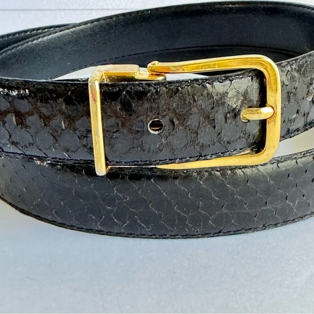 Vintage snakeskin belt