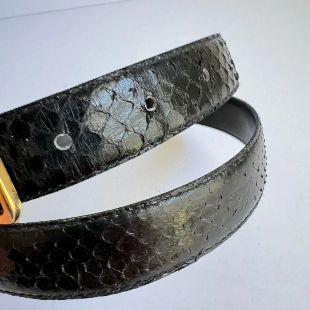 Vintage snakeskin belt
