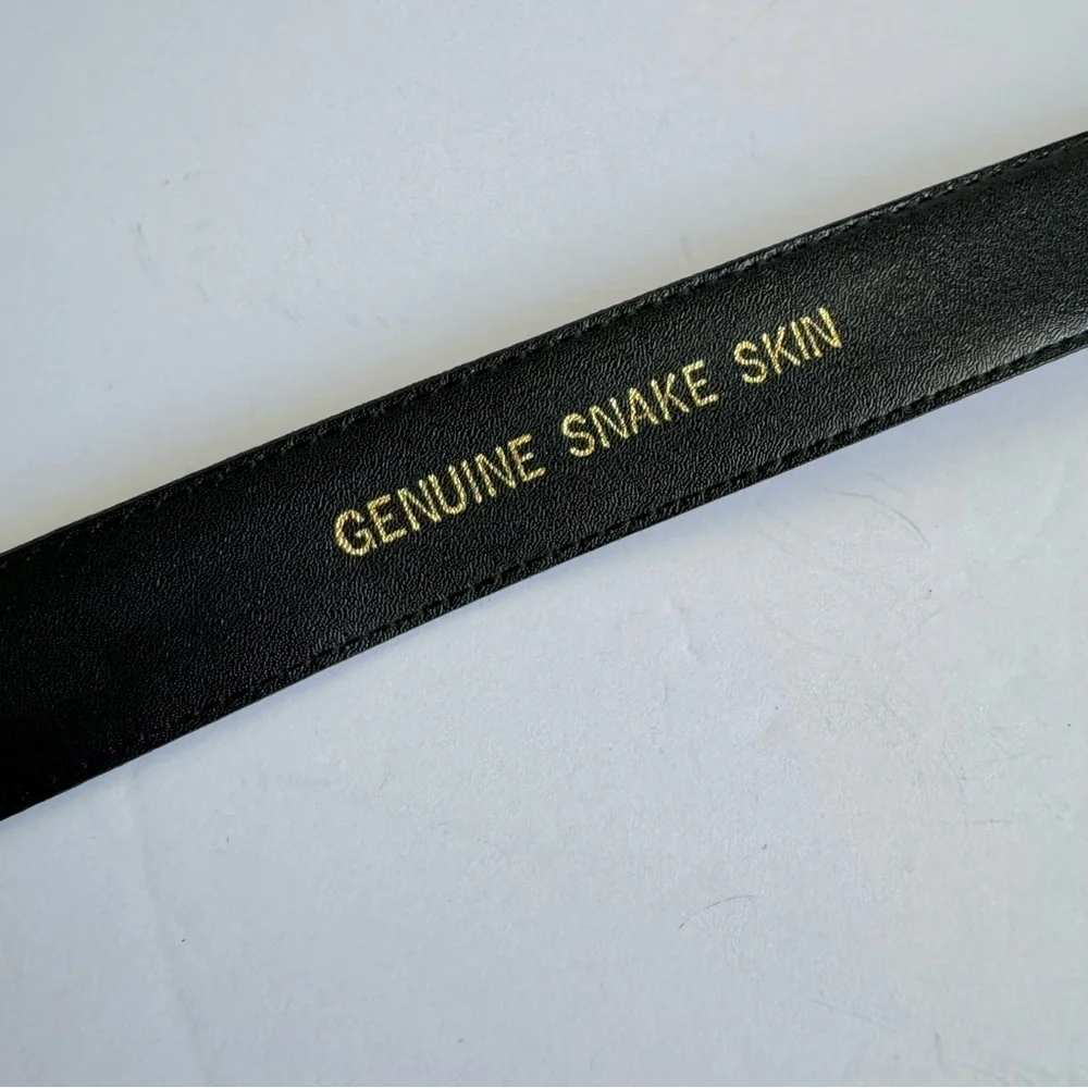 Vintage snakeskin belt