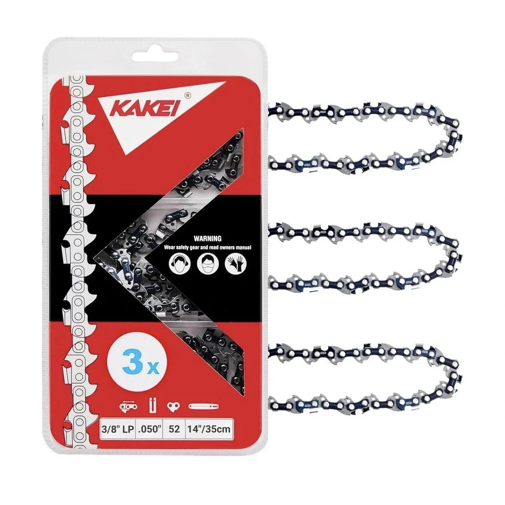 3 PACK 14 Inch Chainsaw Chain 3/8