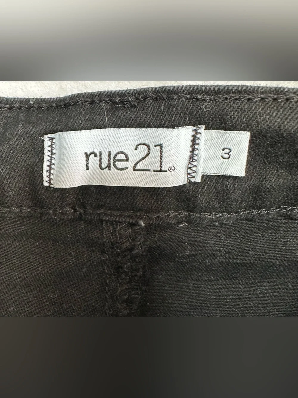 Rue21 black distressed