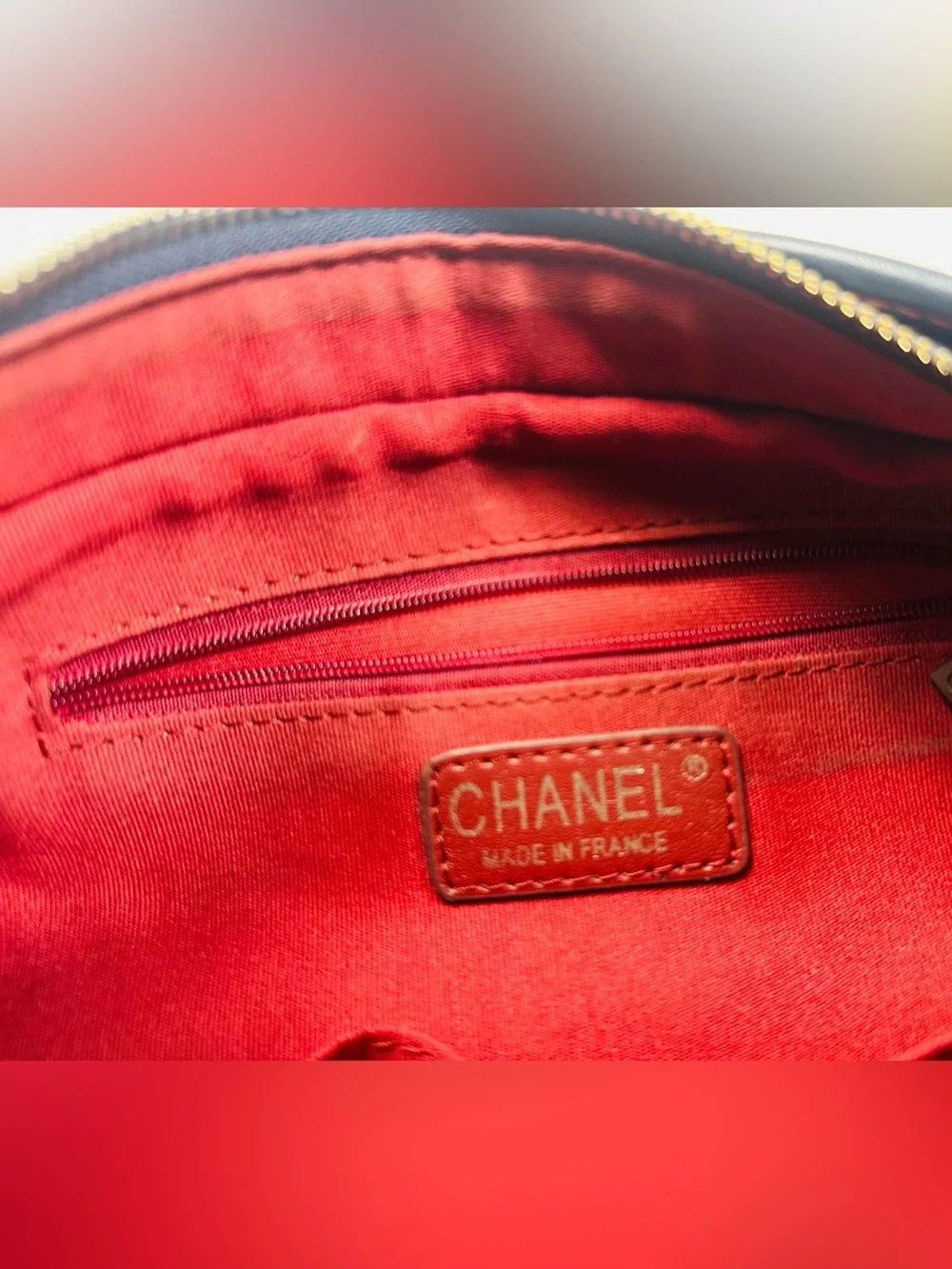 CHANEL denim quilted