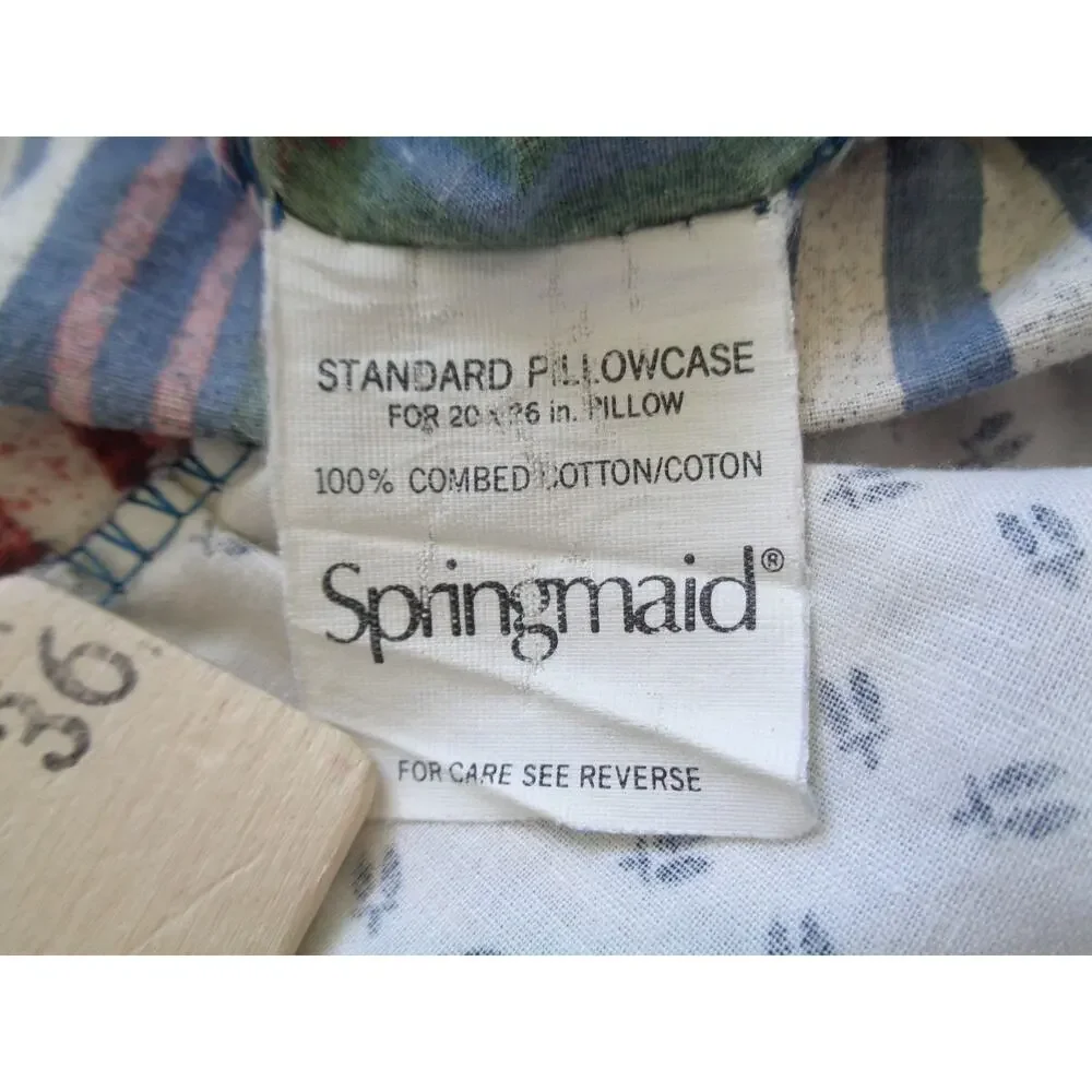 Springs Industries plaid standard
