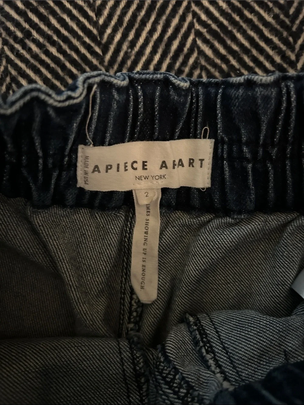 Apiece Apart elasticized waist