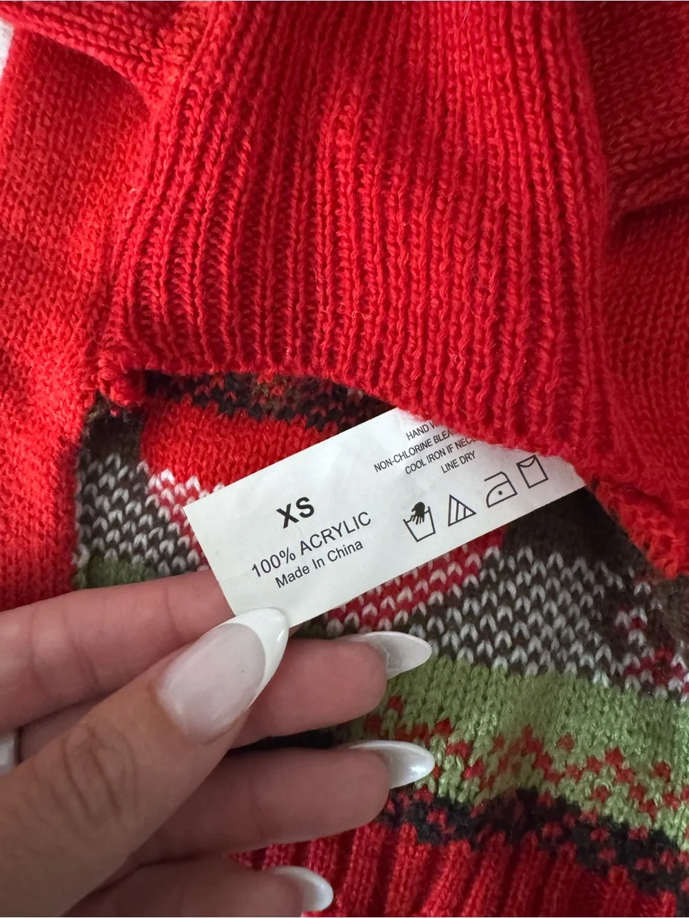 Source Unknown festive knit