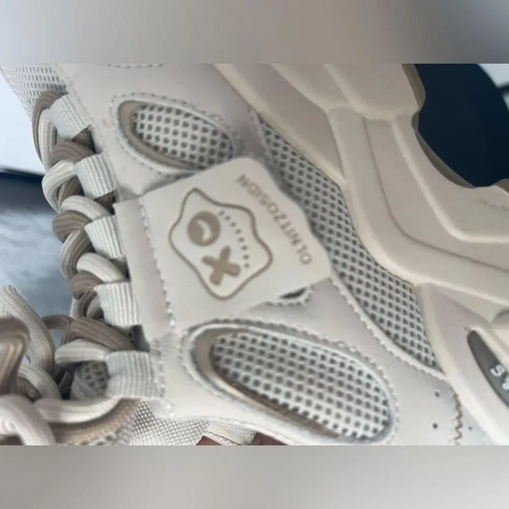 Olnitz cream sneakers size 5 1/2‎ cream color bin 1