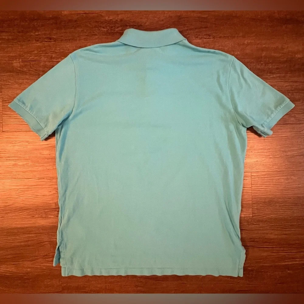 Polo Ralph Lauren Blue Cotton Polo Shirt Short Sleeve Classic Fit XL‎ C34