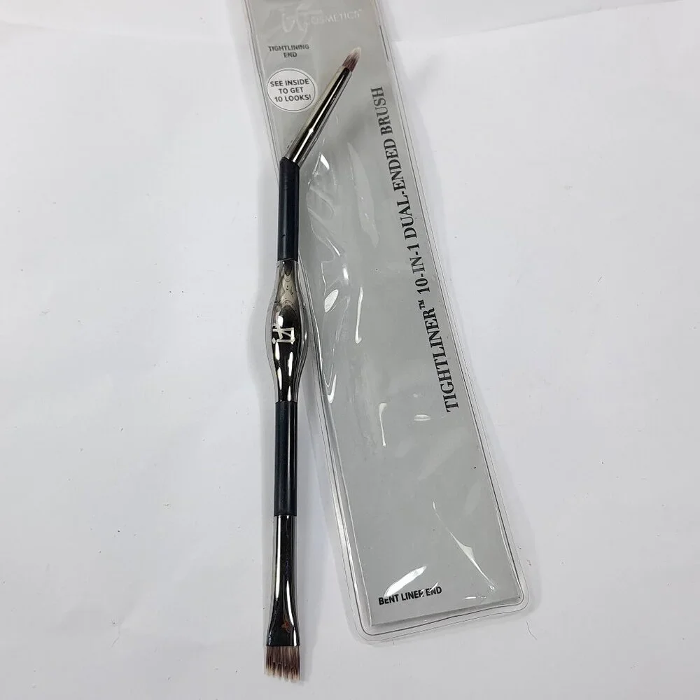 IT Cosmetics Tightliner 10 In 1 dual end brush Bent Liner End tightlining makeup