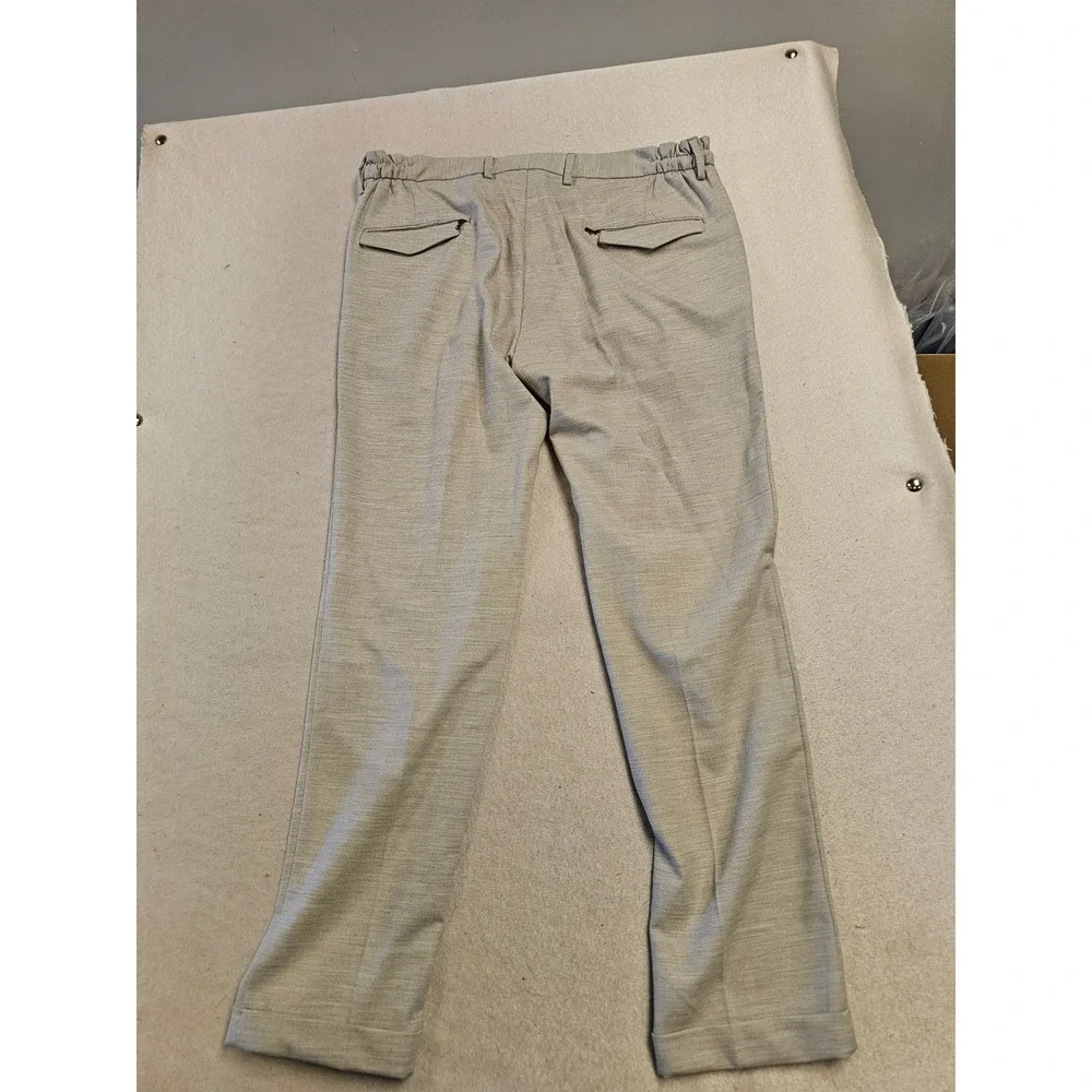 Maczoo Gray Wool Blend Modern Fit Trousers Designed‎ in Italy Size 48 WR569